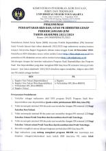 PENGUMUMAN PENDAFTARAN KKN DAN/ATAU PK SEMESTER GENAP TAHUN AKADEMIK 2023/2024